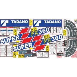 Наклейка (стикер) с логотипом на стрелу КМУ TADANO TM-ZF360