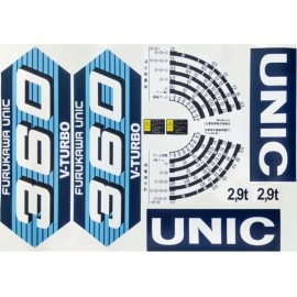 Наклейка (стикер) с логотипом на стрелу КМУ UNIC UR360
