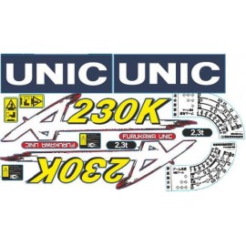 Наклейка (стикер) с логотипом на стрелу КМУ UNIC URA230